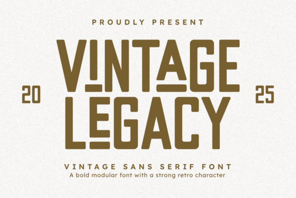 Vintage Legacy Font - Featured Image