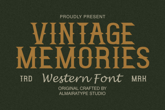 Vintage Memories Font - Featured Image