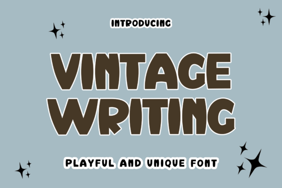 Vintage Writing Font - Featured Image