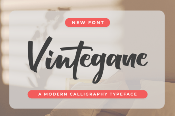 Vintegane Font - Featured Image