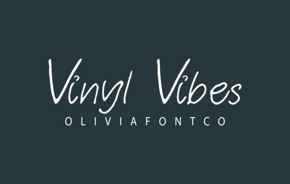 Vinyl Vibes Font - Featured Image