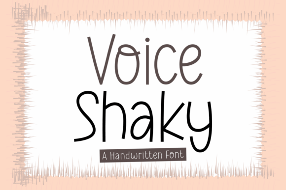 Voice Shaky Font - Featured Image