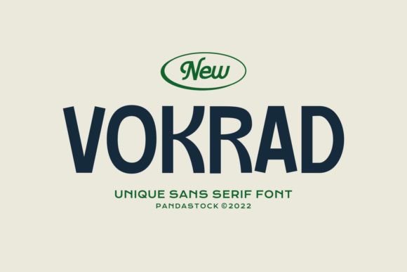 Vokrad Font - Featured Image
