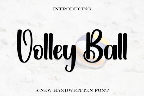 Volley Ball Font - Featured Image