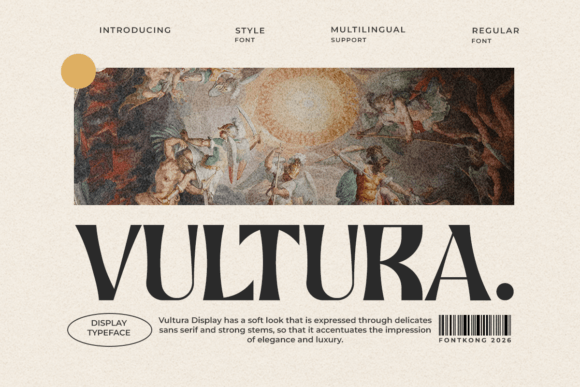 Vultura Font - Featured Image