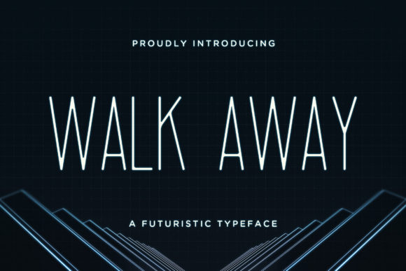 Walk Away Font - Featured Image