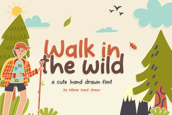 Walk in the Wild Font - Featured Image