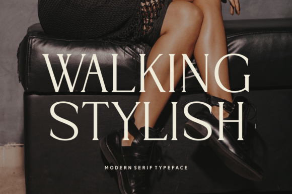 Walking Stylish Font - Featured Image