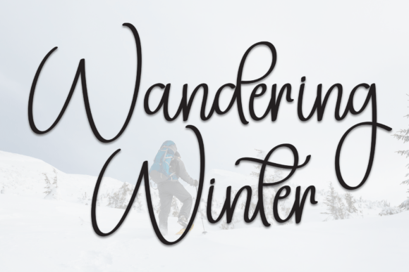 Wandering Winter Font - Featured Image