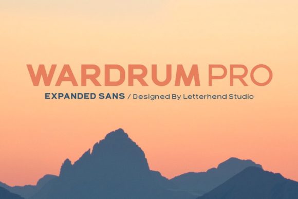 Wardrum Pro Font - Featured Image