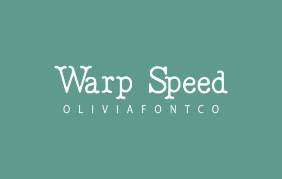 Warp Speed Font - Featured Image