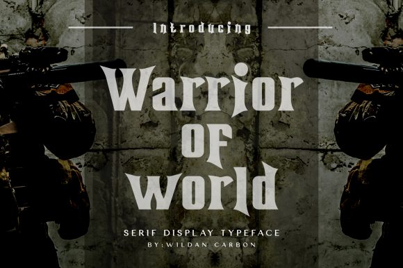 Warrior of World Font - Featured Image