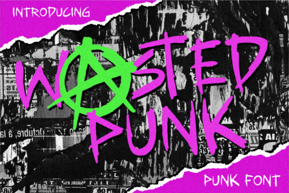 Wasted Punk Font - Featured Image