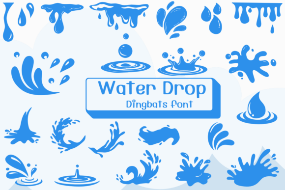 Water Drop Font - Featured Image
