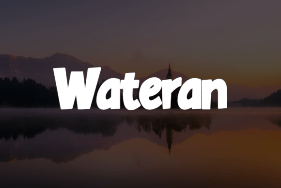 Wateran Font - Featured Image