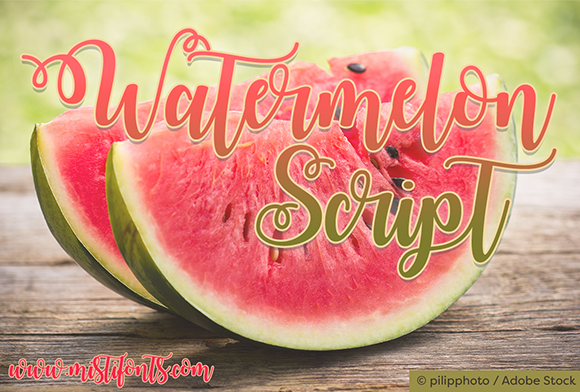 Watermelon Script Font - Featured Image