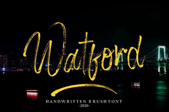 Watford Brush Font - Featured Image