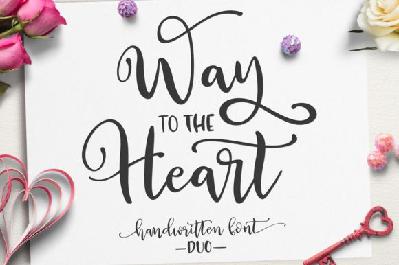 Way to the Heart Duo Font - Featured Image