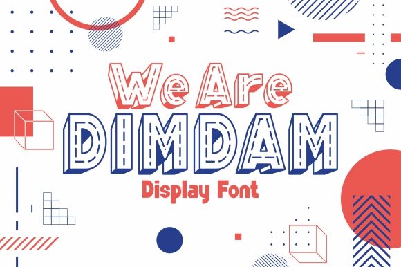 We Are Dimdam Font - Featured Image
