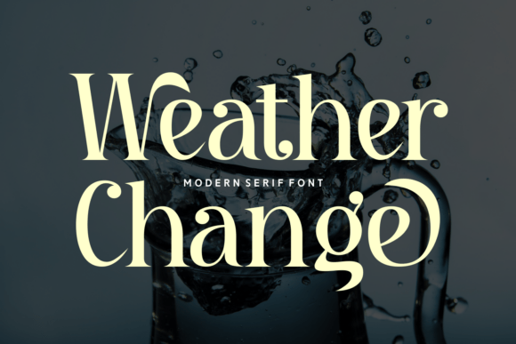 Weather Change Font - Featured Image