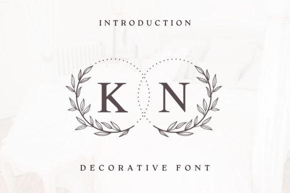 Wedding Bloom Monogram Font - Featured Image