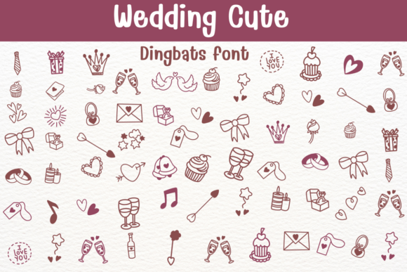 Wedding Cute 1 Font - Featured Image