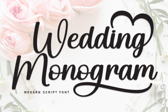 Wedding Monogram Font - Featured Image