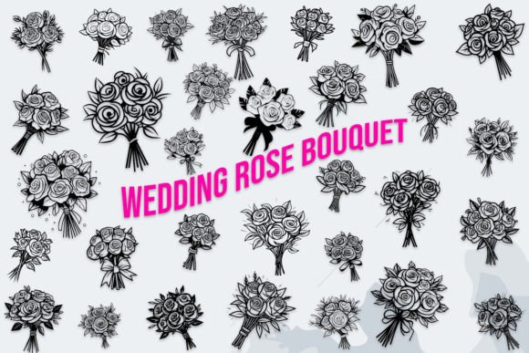Wedding Rose Bouquet Font - Featured Image
