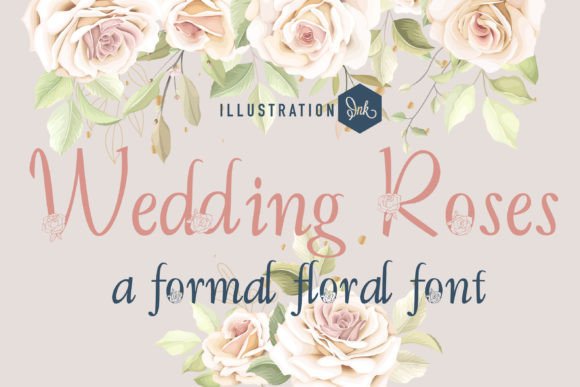 Wedding Roses Font - Featured Image