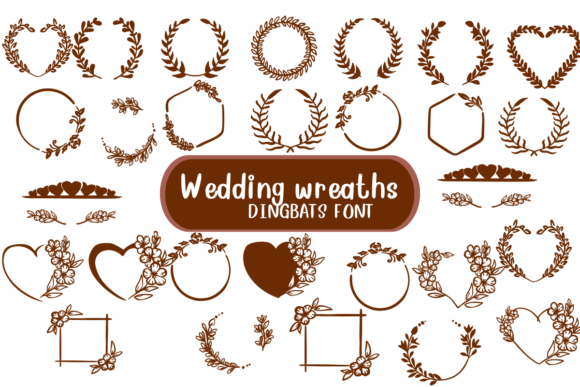 Wedding Wreaths Font - Featured Image