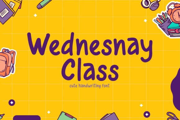 Wednesnay Class Font - Featured Image