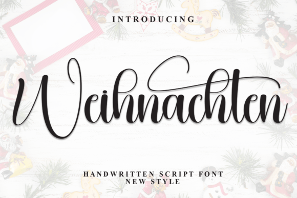 Weihnachten Font - Featured Image