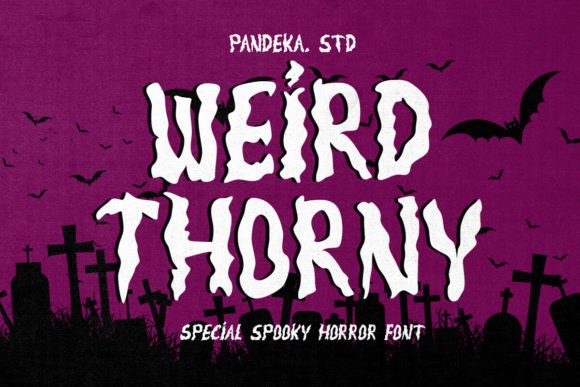 Weird Thorny Font - Featured Image