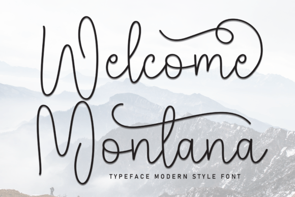 Welcome Montana Font - Featured Image