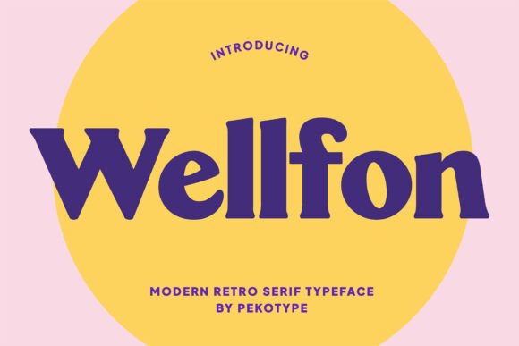 Wellfon Font - Featured Image