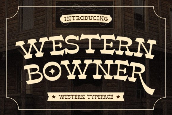 Western Bowner Font - Featured Image