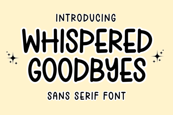 Whispered Goodbyes Font - Featured Image