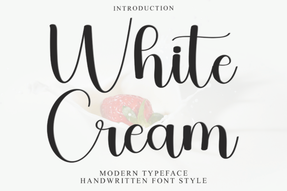 White Cream Font - Featured Image