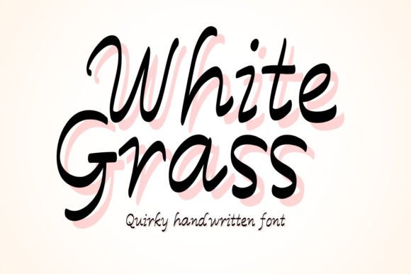 White Grass Font - Featured Image
