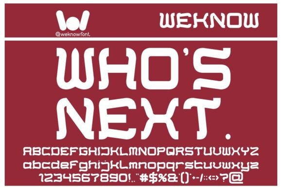 Who's Next Font - Featured Image
