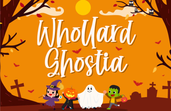Whollard Ghostia Font - Featured Image