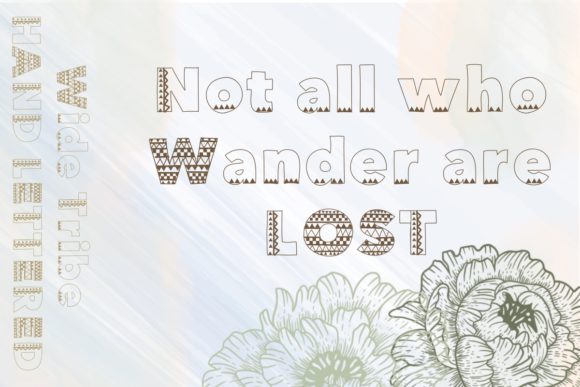 Wide Tribe Font - Featured Image