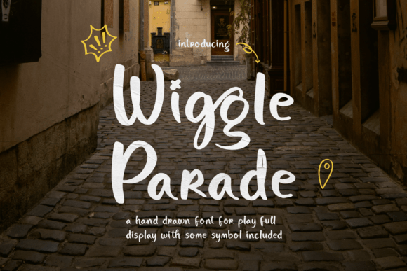 Wiggle Parade Font - Featured Image
