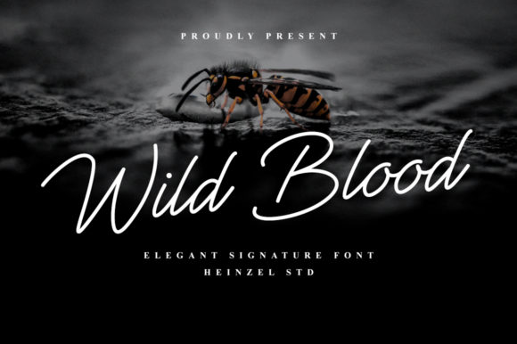 Wild Blood Font - Featured Image
