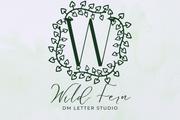 Wild Fern Monogram Font - Featured Image