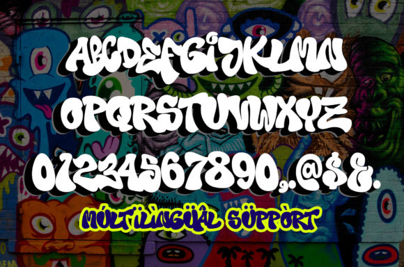 Wild Hustle Graffiti Font - Featured Image