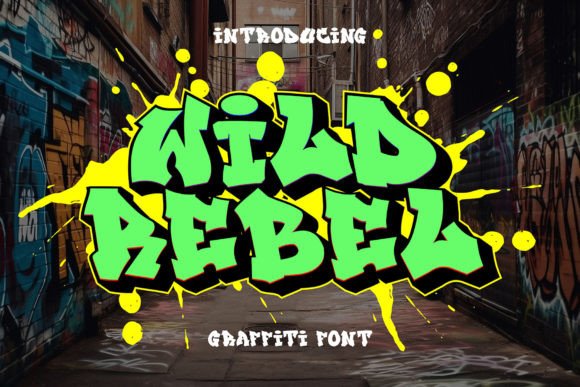 Wild Rebel Font - Featured Image