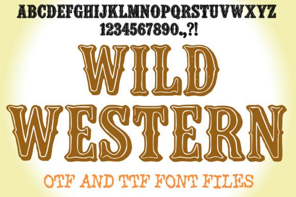 Wild Western Font - Featured Image