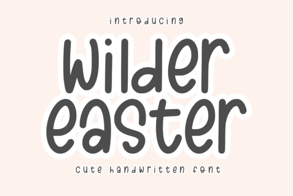 Wilder Easter Font - Featured Image