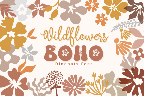 Wildflowers Boho Font - Featured Image